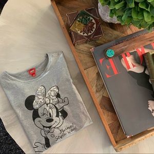 - GIRLS MINNIE MOUSE OVS LONG T -